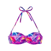 VENICE BEACH Bikini zgornji del modra/rumena/lila/roza