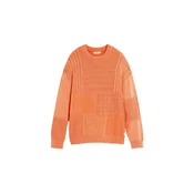 Desigual Pulover oranžna