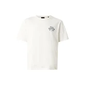 JACK & JONES Majica JJEDOVER temno modra/bela