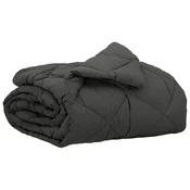Vidaxl Poletna odeja Antracit 220 x 135 cm Mikrovlakna