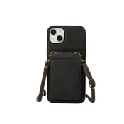 INF 3-v-1 PU usnjeno ohišje za telefon, združljivo z iPhone 17 - držalo za kartice in naramnica, (5000080980)