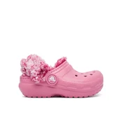 Natikači Crocs Classic Fleece Lined Clog T 212857 Roza