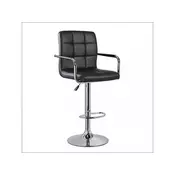 ANJI FURNITURE Barska stolica 5012 F - crna