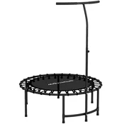 Homestar Fitness trampolin z nastavljivim ročajem 102x116-132 cm črna