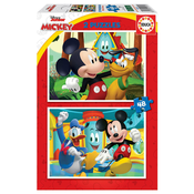 Puzzle Mickey Mouse Fun House Disney Educa 2x48 dielov od 4 rokov EDU19312