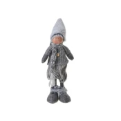 FESTA Novogodišnja figura Decak Cupid 10, 45cm, Siva