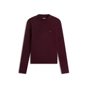 Tommy Hilfiger Bluza Cody WW0WW47307 Bordo rdeča Slim Fit