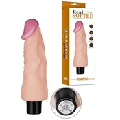 7” Real Softee Vibrating Dildo