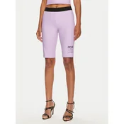 Versace Jeans Couture Kolesarske hlače 76HAC1A6 Vijolična Skinny Fit