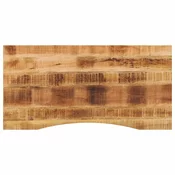 Ploca za radni stol zaobljena 120x50x2,5 cm od drva manga