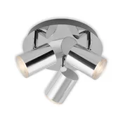 Briloner 2731-038 - Smerna svetilka CUP 3xGU10/5W/230V sijajni krom