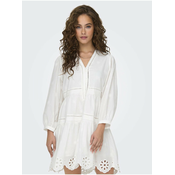 White womens dress ONLY Jada - Women