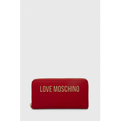 Novčanik Love Moschino za žene, boja: crvena