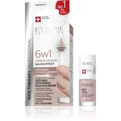 EVELINE - NAIL THERAPY 6in1 CARE&COLOUR SHIMMERING NUDE 5ml