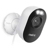 Reolink IP Kamera  Lumus serija E450 Bela, 4K 8MP, Pametno zaznavanje, dvosmerni zvok, IP65 odporna