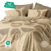 Cottonbox Posteljnina 200x220/50x70(2) MOONA – 100% bombaž Ranforce, rjuha 240x260 cm
