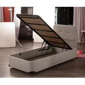 Hanah home Krevet Luna 90x36x190cm Crni