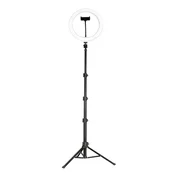 Tripod style + Ring light HQ-10 10”