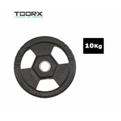 Gumirana utež 3-grip Toorx 10 kg