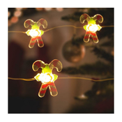 LED Božična veriga 20xLED/2xAA 2,2m topla bela