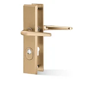 Varnostna armatura ACT Atlas Plus (F4), gonilka levo/krogla, Odprtina za cilindrični vložek PZ, AC-T F4 (aluminij bron), 90 mm
