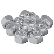 Vidaxl Žirek 9574 szt. srebrna M6 x 10 mm elezo
