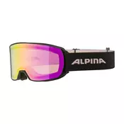 Alpina NAKISKA Q-LITE, ženske skijaške naocale, crna 0-7280