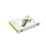 Magnetisches Holzset blau, 24 Teile