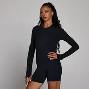 MP Womens Tempo Long Sleeve Top With Thumbholes - Black - Black - XXL