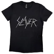 Slayer Scratchy Logo Black S Ženske Majica