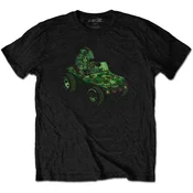 Gorillaz Group Green Geep (Back Print) Black 2XL Majica