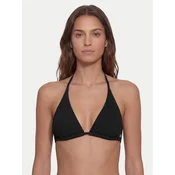 HUGO Gornji del bikini Tropi Triangle 50561283 Črna