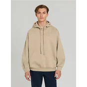 Sinsay - Hoodie udobnog kroja - BEŽ