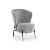 Fotelja Houston 2036 (Siva) Siva, 85x70x79cm, Tkanina, GambeNoge: Metal