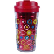 Cool Gear Šolja za poneti sa duplim zidom, 443 ml, Crvena