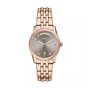 Ročna ura Fossil Scarlette ES5459 Rožnato zlato