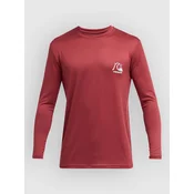 Quiksilver Dna Surf Tee Ls Longsleeve Lycra burnt russet