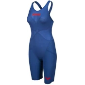 Arena powerskin carbon glide open back royal blue/gold s - uk32