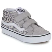 Vans SK8-Mid Reissue V Leopard Glitter GRAY Srebrna