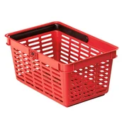 Košarica za kupovinu od izdržljivog plastika, 19 l, crvena 1801565080