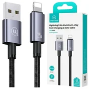 USAMS USAMS USB TO LIGHTNING KABEL 2.4A 1.2M HITRO POLNJENJE ZA IPHONE STEEL, (21980507)
