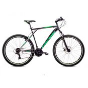 Capriolo MTB Adrenalin bicikl, 26/21HT, crno-zelena (919430-16)