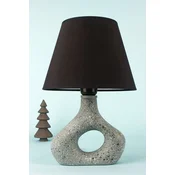 Opviq Stona lampa BK012, O25,15 cm, IP20, Crno-siva