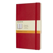 Moleskine - Bilježnica Moleskine A5 meki uvez, grimizno crvena - s crtama