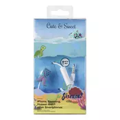Djecje slušalice Cellularline - Cute & Sweet Sirencat, bijele