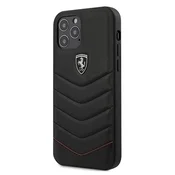 Ferrari FEHQUHCP12MBK iPhone 12/12 Pro 6,1 black hardcase Off Track Quilted (FER000390)