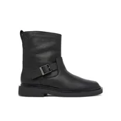 Calvin Klein Zimski škornji Sq Rubber Boot Buckle Lth HM0HM02353 Črna