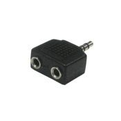 Cabletech Adapter banana 2X Ž. 3.5mm ST.- M. 3.5mm ST