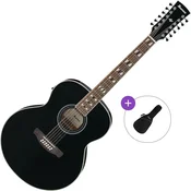 Ibanez AJ7012M1E-BK Basic SET Black 12 strunska elektroakustična kitara
