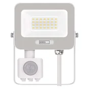 Emos ZS2324W Glaro LED reflektor, PIR, 20 W, IP54, 2000 lm, nevtralna bela, bel
